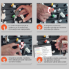 Pannello meccanico portachiavi per 10 chiavi mod. Keymech - immagine 2